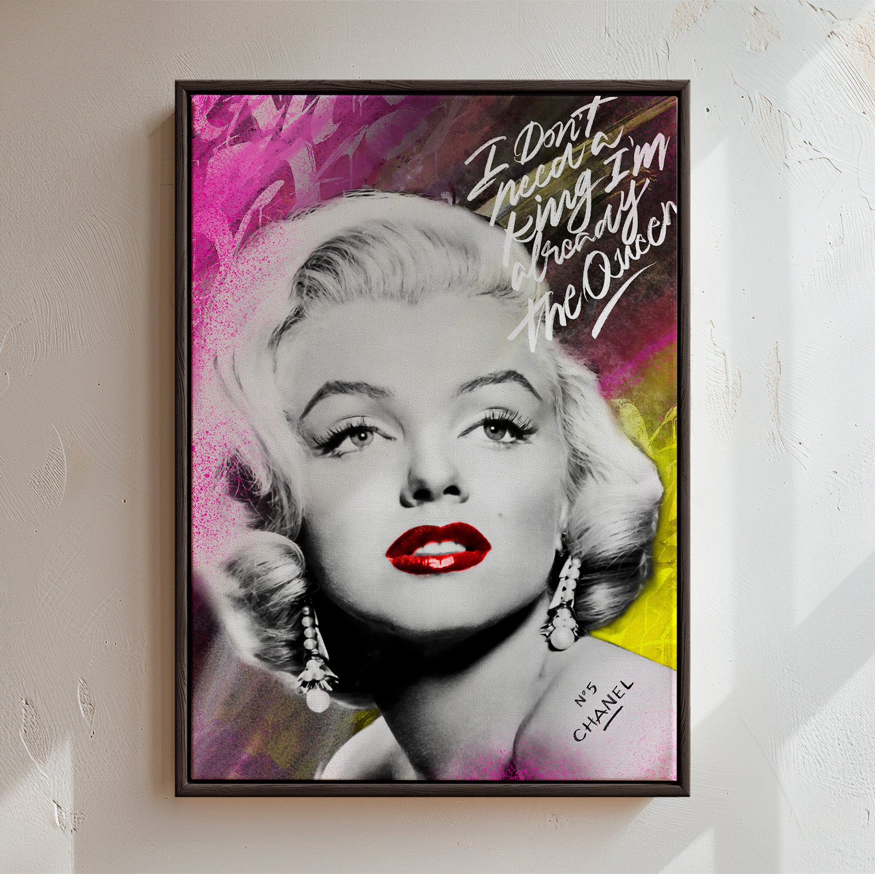 MARILYN MONROE - "I DON´T NEED A KING, I´M ALREADY THE QUEEN"