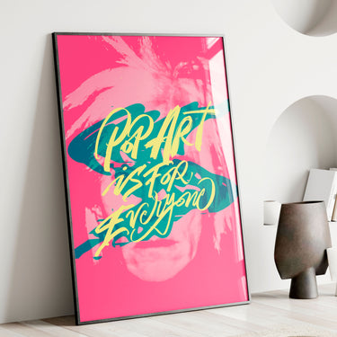 ANDY WARHOL - "POP ART IS FOR EVERYONE"